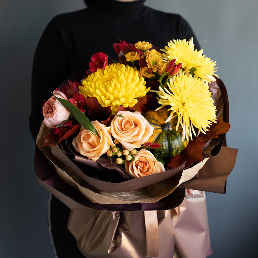 Букет "Теплая осень"