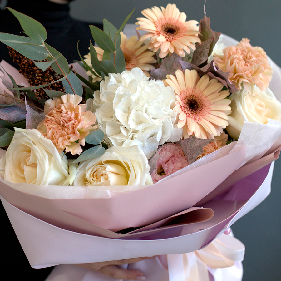 Букет "Сливочный щербет"