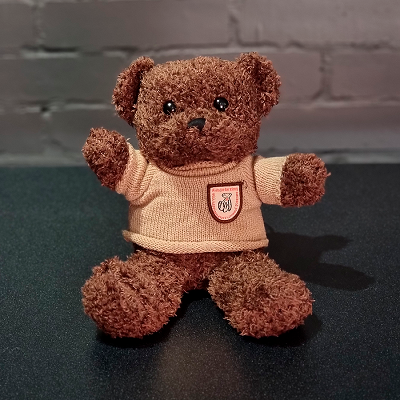 Плюшевый мишка, бурый.