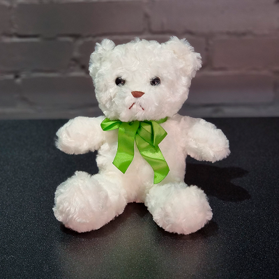 Плюшевый мишка, белый.
