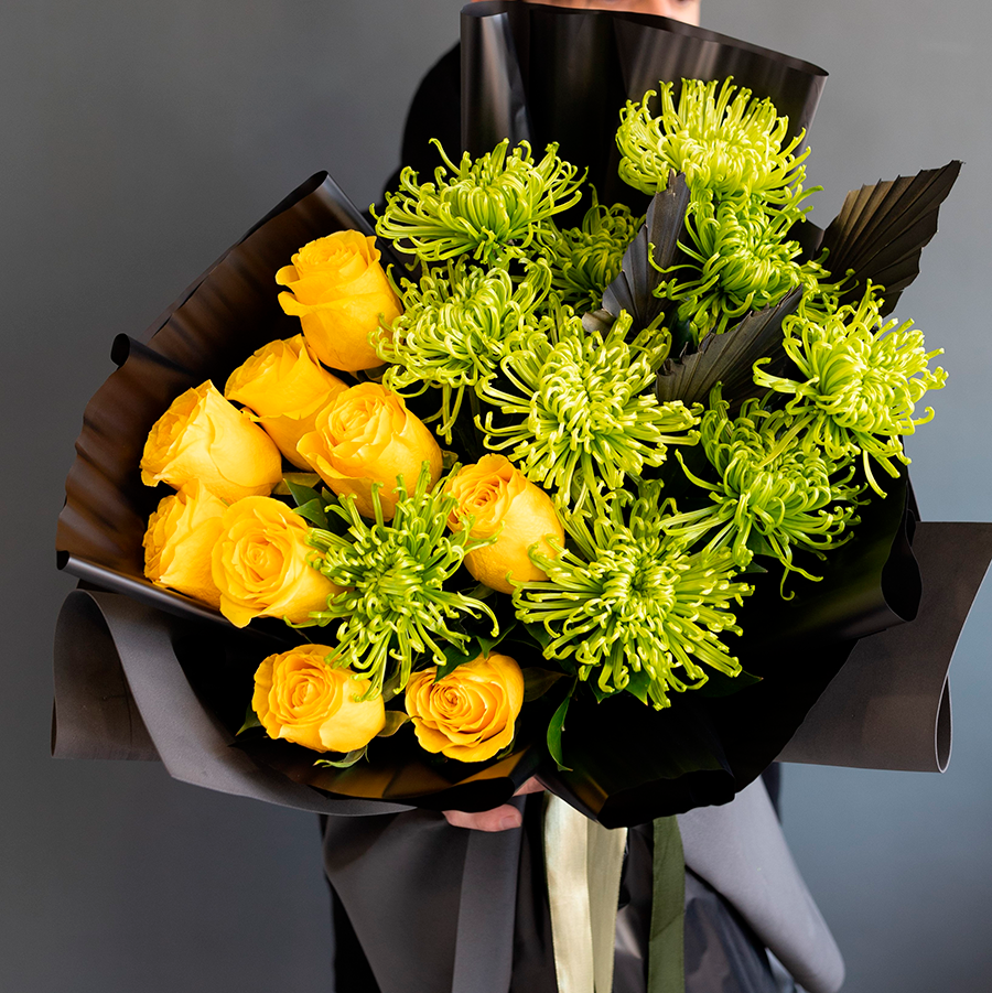 Букет "Цитрусовый фреш"