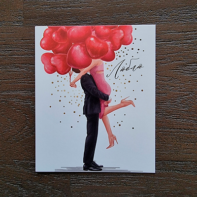 Открытка-комплимент "Люблю".