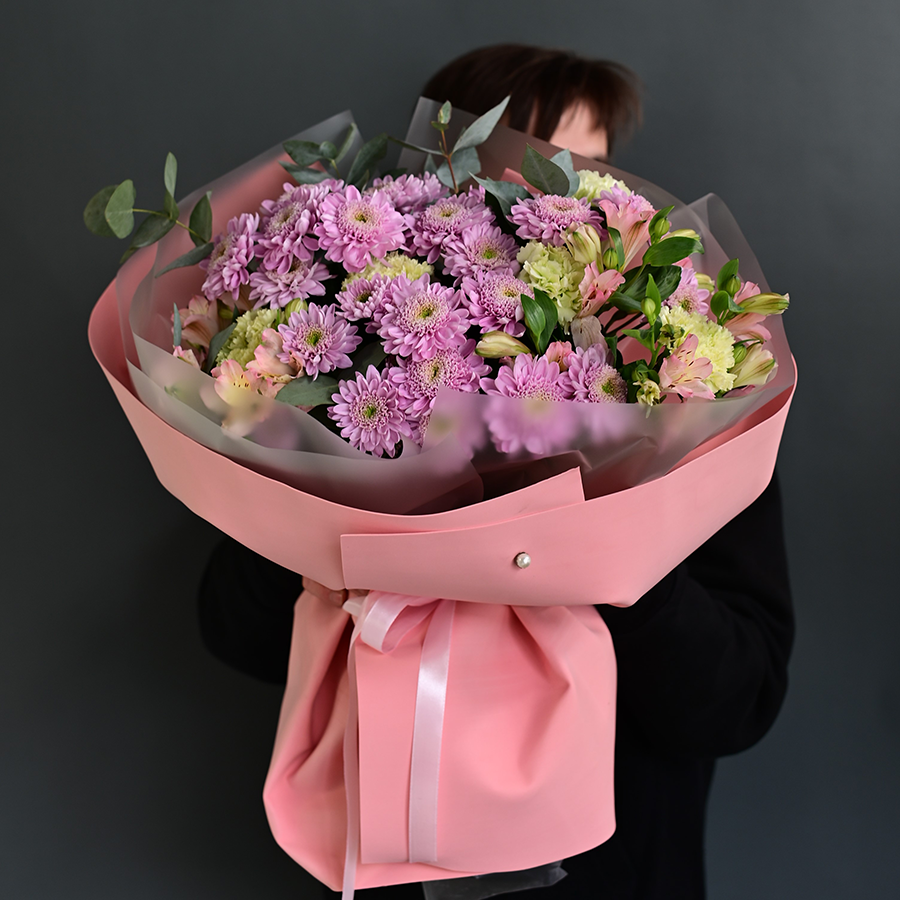 Букет "Коралловый бриз.